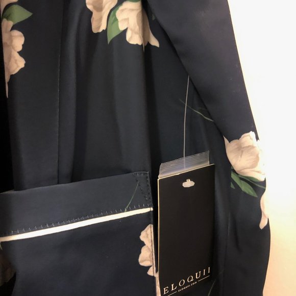 Eloquii Two Button Printed Jacket - Picture 5 of 6